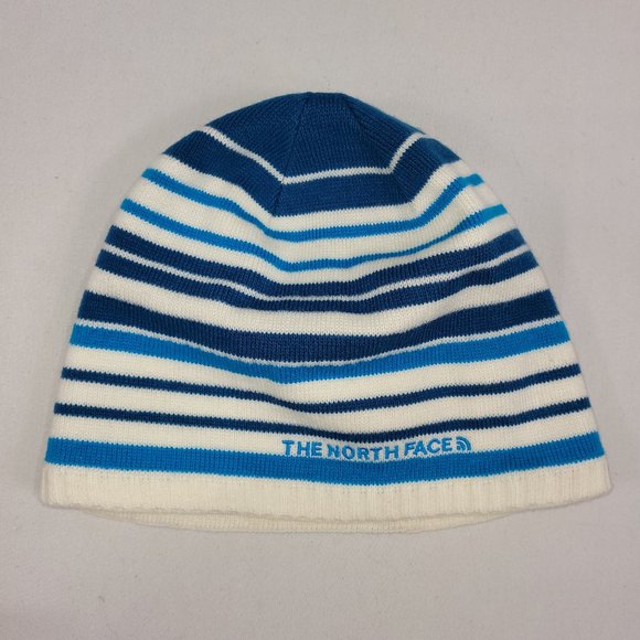 The North Face Beanie Striped Toque Winter Knit Hat - Picture 1 of 1